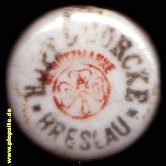 Bügelverschluss aus: Brauerei Hopf & Görcke, Breslau, Wrocław, Polen