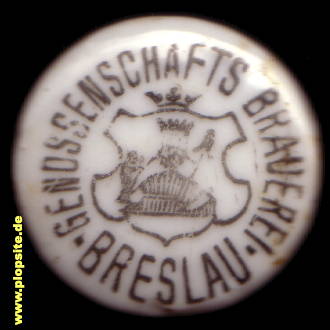 Obraz porcelany z: Genossenschafts Brauerei eGmbH, Breslau, Wrocław, Polska
