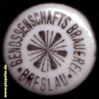 Obraz porcelany z: Genossenschafts Brauerei eGmbH, Breslau, Wrocław, Polska