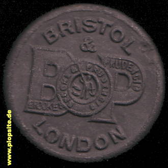 Picture of a ceramic Hutter stopper from: Bristol, London Brocke & Prudencid,  GB, unbekannt, United Kingdom