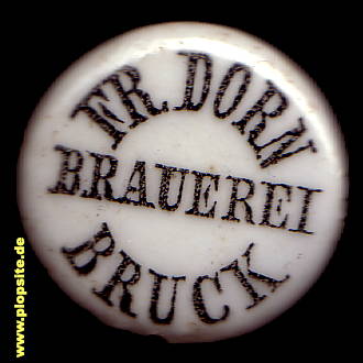 Picture of a ceramic Hutter stopper from: Brauerei Dorn, Bruck, Germany