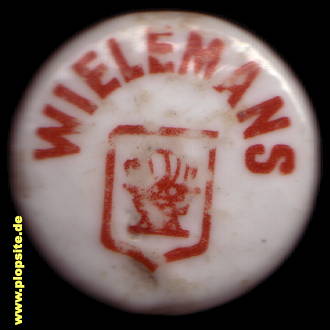 Bügelverschluss aus: Brouwerij Wielemans Ceuppens, Bruxelles, Brussel, Brüssel, Belgien