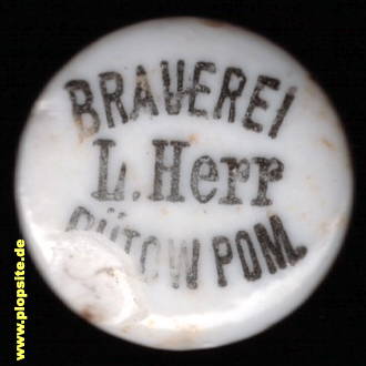 Bügelverschluss aus: Brauerei Herr, Bütow, Bytów, Polen