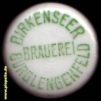 Bügelverschluss aus: Birkenseer Brauerei, Burglengenfeld, Deutschland