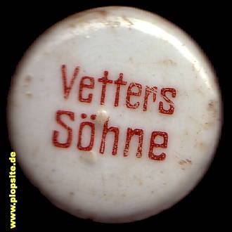 Bügelverschluss aus: Brauerei Otto Vetter & Söhne, Burkhardtsdorf, Apolda-Burkhardtsdorf, Deutschland