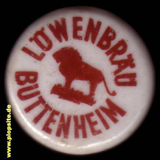 Picture of a ceramic Hutter stopper from: Löwenbräu, Buttenheim, Germany