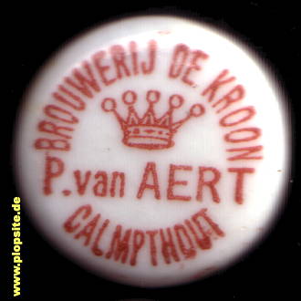 Bügelverschluss aus: Brouwerij De Kroon van Aert, Calmpthout, Kalmthout, Belgien