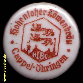 Bügelverschluss aus: Hohenloher Löwenbräu, Cappel - Öhringen, Deutschland