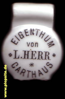 Bügelverschluss aus: Brauerei L. Herr, Carthaus, Karthaus, Kartuzy, Polen