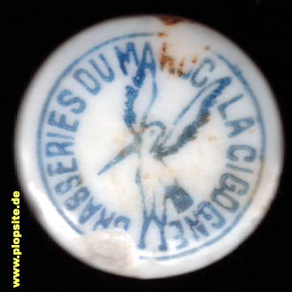 Bügelverschluss aus: Société des Brasseries du Maroc „La Cigogne“, Casablanca, الدار البيضاء, Marokko