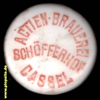 Bügelverschluss aus: Actien Brauerei Schöfferhof, Cassel, Kassel, Deutschland