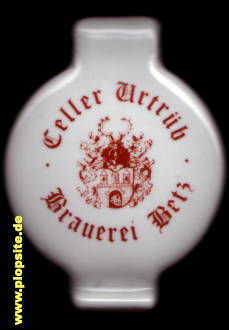 Picture of a ceramic Hutter stopper from: Brauerei Betz, Celler Urtrüb, Celle, Germany