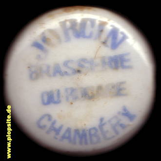 Bügelverschluss aus: Brasserie du Bocage, Jorcin frères, Chambéry, Kamrach, Frankreich