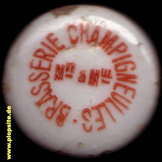 Bügelverschluss aus: Grandes Brasseries-Malteries de Champigneulles S.A., Champigneulles, Frankreich