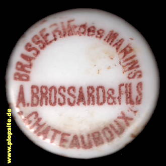 Bügelverschluss aus: Brasserie des Marines, A. Brossard & Fils, Châteauroux, Frankreich