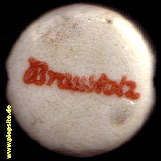 Picture of a ceramic Hutter stopper from: Feldschlößchen Brauerei 