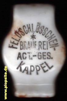 Bügelverschluss aus: Feldschlösschen Brauerei Actien Gesellschaft, Kappel, Chemnitz-Kappel, Deutschland