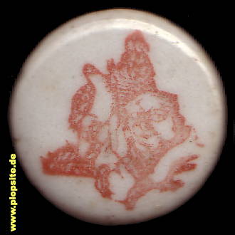 Picture of a ceramic Hutter stopper from: Schloßbrauerei, Chemnitz, Karl-Marx-Stadt, Germany