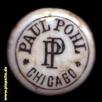 Bügelverschluss aus: Paul Pohl Brewing Co., Chicago, IL, USA