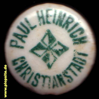 Bügelverschluss aus: Brauerei Paul Heinrich  , Christianstadt / Bober, Krzystkowice, Polen