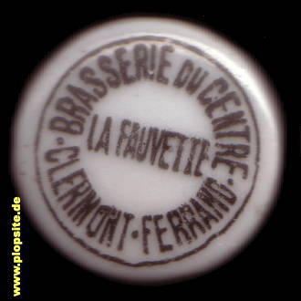 Bügelverschluss aus: Brasserie du Centre, Quirin & Chaussard, Clermont - Ferrand, Frankreich