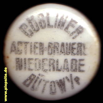 Bügelverschluss aus: Cösliner Actien Brauerei, Niederlange Bütow, Köslin, Cöslin, Koszalin, Polen