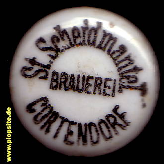Bügelverschluss aus: St. Scheidmantel Brauerei, Cortendorf, Coburg, Deutschland