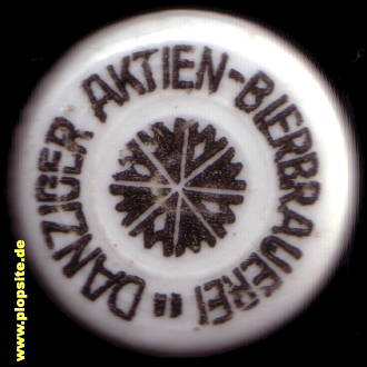 Bügelverschluss aus: Actien Bierbrauerei (Kl Hammer = Kleinhammerweg), Danzig, Gdańsk, Polen