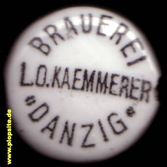 Bügelverschluss aus: Brauerei L.O. Kämmerer, Danzig, Gdańsk, Polen