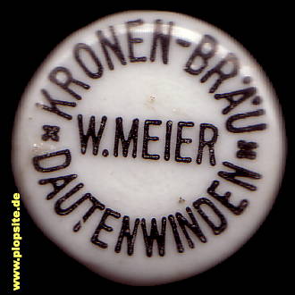 Bügelverschluss aus: Kronen Bräu Meier, Dautenwinden, Ansbach, Deutschland