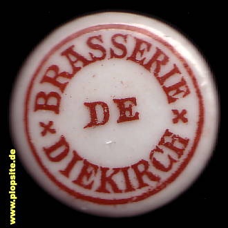 Bügelverschluss aus: Brasserie de, Diekirch, Dikrich, Dikrech, Dikkrich, Dikkrech, Luxemburg