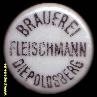 Bügelverschluss aus: Brauerei Fleischmann, Diepoldsberg, Obing, Deutschland