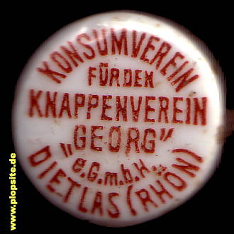 Bügelverschluss aus: Konsumverein für den Knappenverein 
