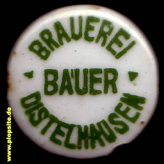 Bügelverschluss aus: Brauerei Bauer, Distelhausen, Tauberbischofsheim, Deutschland