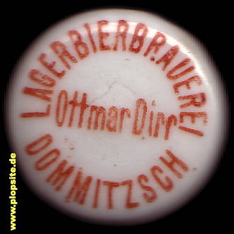 Bügelverschluss aus: Lagerbierbrauerei Ottmar Dirr, Dommitzsch, Deutschland