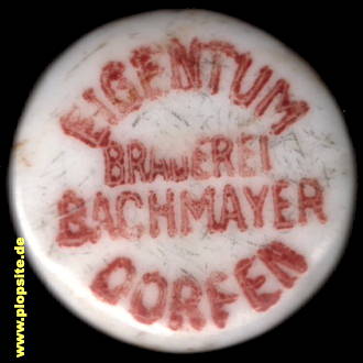 Bügelverschluss aus: Brauerei Bachmayer, Dorfen, Deutschland