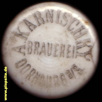 Bügelverschluss aus: Schloßbräu A. Karnischky, Dornburg / Saale, Dornburg-Camburg, Deutschland