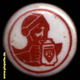 Picture of a ceramic Hutter stopper from: Ritterbrauerei, Dortmund, Germany