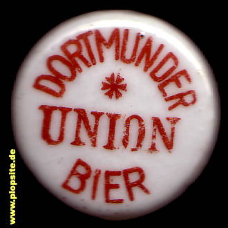 Picture of a ceramic Hutter stopper from: Union Brauerei, Dortmund, Germany