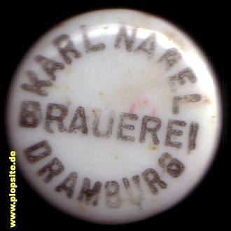 Bügelverschluss aus: Brauerei Karl Nagel, Dramburg, Drawsko Pomorskie, Polen