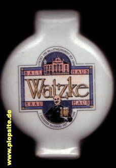 Picture of a ceramic Hutter stopper from: Hausbräu im Ballhaus Watzke, Dresden, Germany