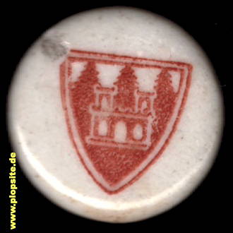 Picture of a ceramic Hutter stopper from: Brauerei Waldschlößchen, Dresden, Germany