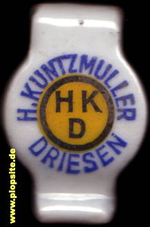 Bügelverschluss aus: Brauerei Hermann Kuntzmüller, Driesen, Drezdenko, Polen