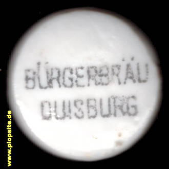 Bügelverschluss aus: Bürgerliches Brauhaus, Gebrüder Werth, Duisburg, Deutschland