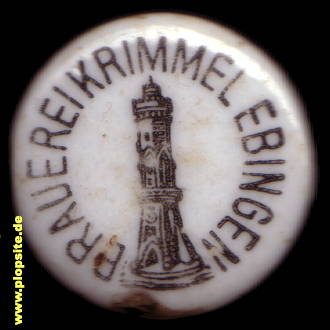 Bügelverschluss aus: Brauerei Krimmel, Ebingen, Albstadt, Deutschland