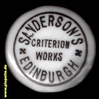 B�ügelverschluss aus: Sandorson S. Criterion Works, Ginger Beer Brewery, Edinburgh, Großbritannien