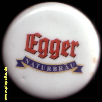 Picture of a ceramic Hutter stopper from: Brauerei Egger Naturbräu, Egg, Austria