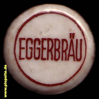Picture of a ceramic Hutter stopper from: Eggerbräu, Egg, Austria