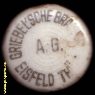 Bügelverschluss aus: Griebel'sche Brauerei AG, Eisfeld, Deutschland