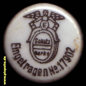 BÜgelverschluss aus: Brauerei Englisch Brunnen, Elbing, Elbląg, Polen